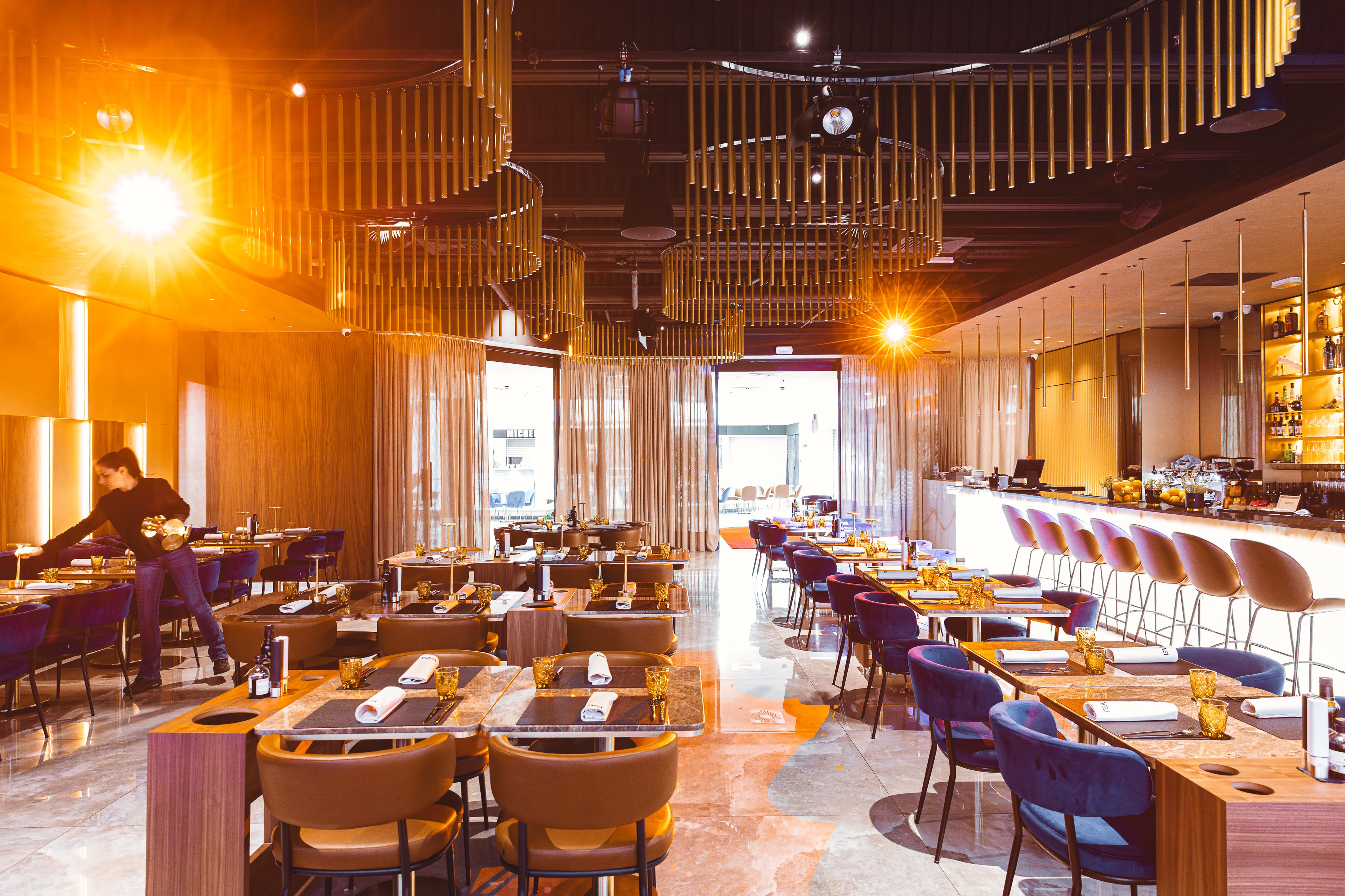 Restaurant Level Split — Audio & Lighting Integration gallery