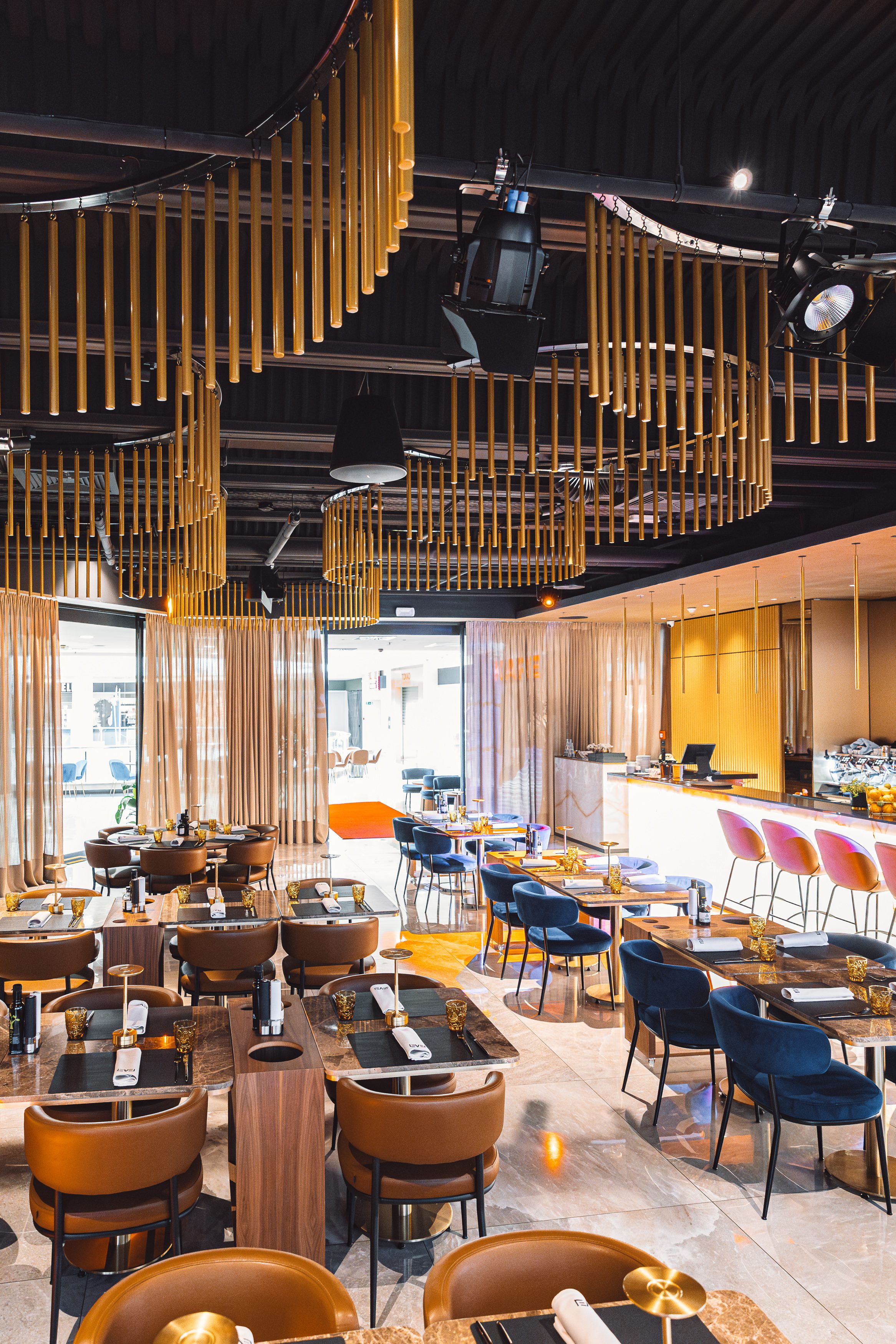 Restaurant Level Split — Audio & Lighting Integration gallery