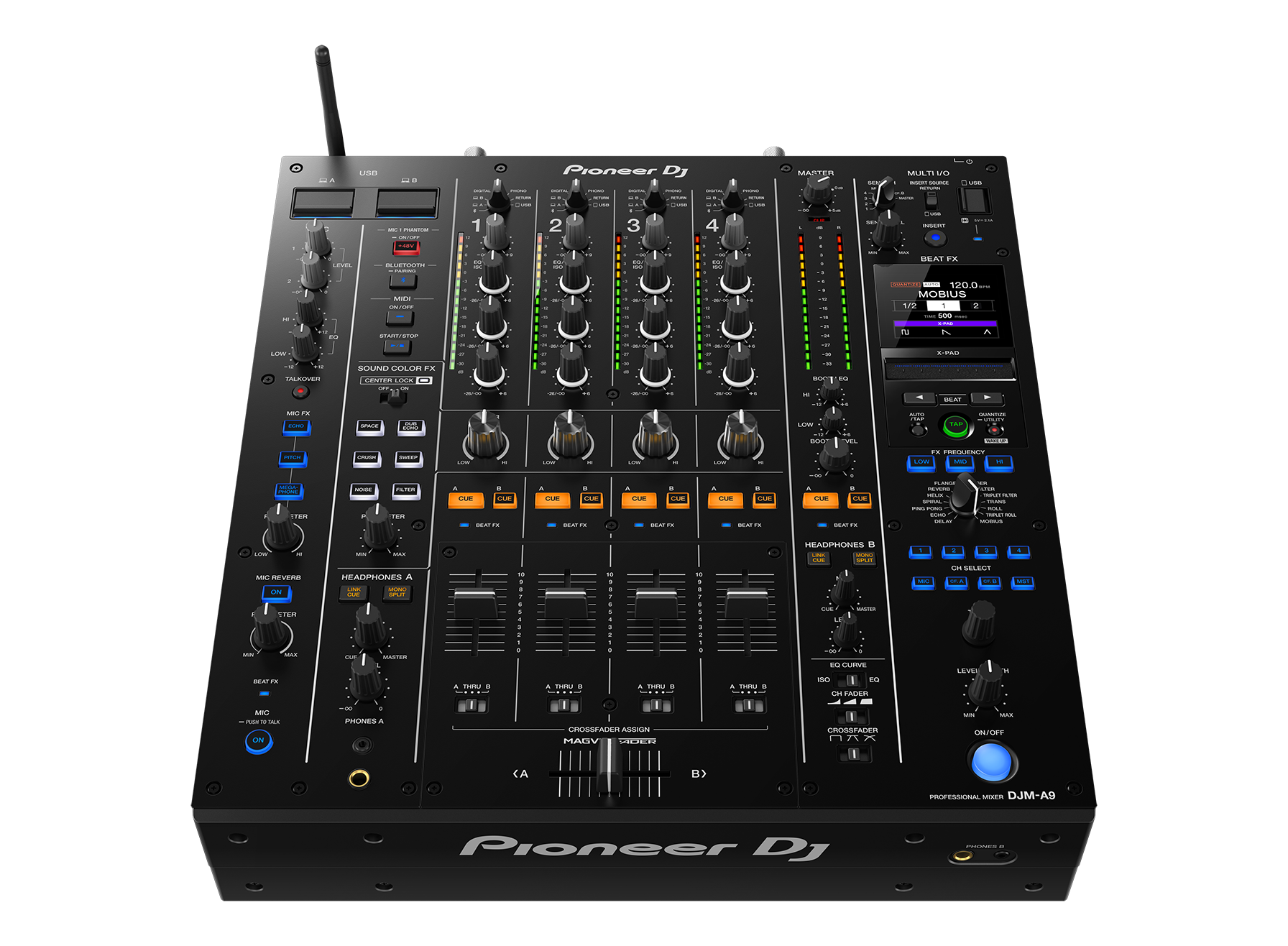 Pioneer DJM-A9 detail