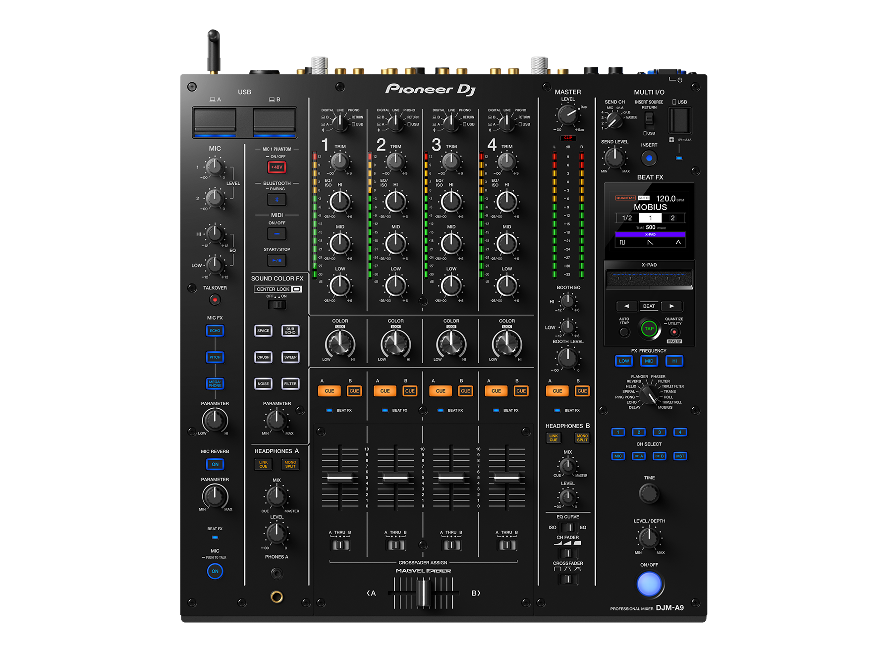 Pioneer DJM-A9 detail