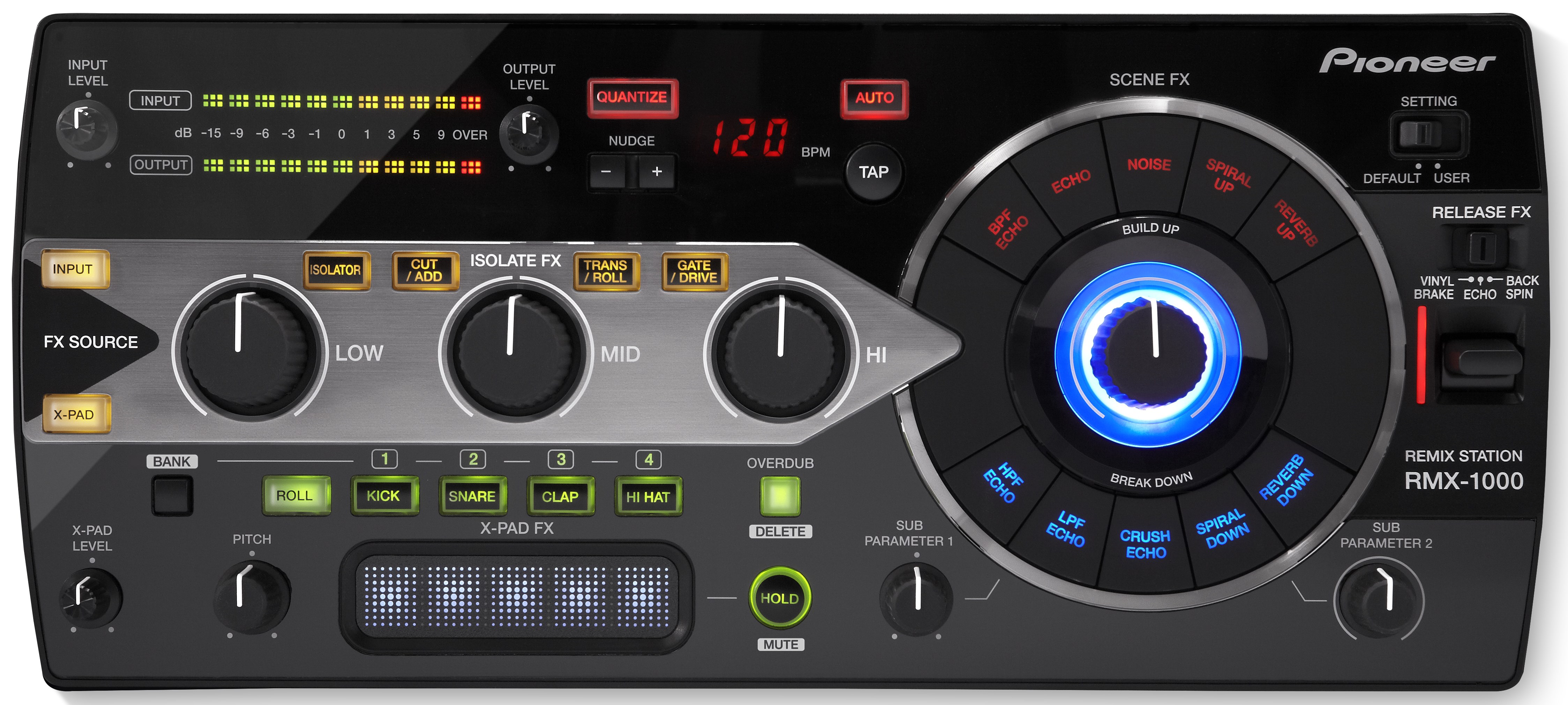 Pioneer RMX-1000 detail
