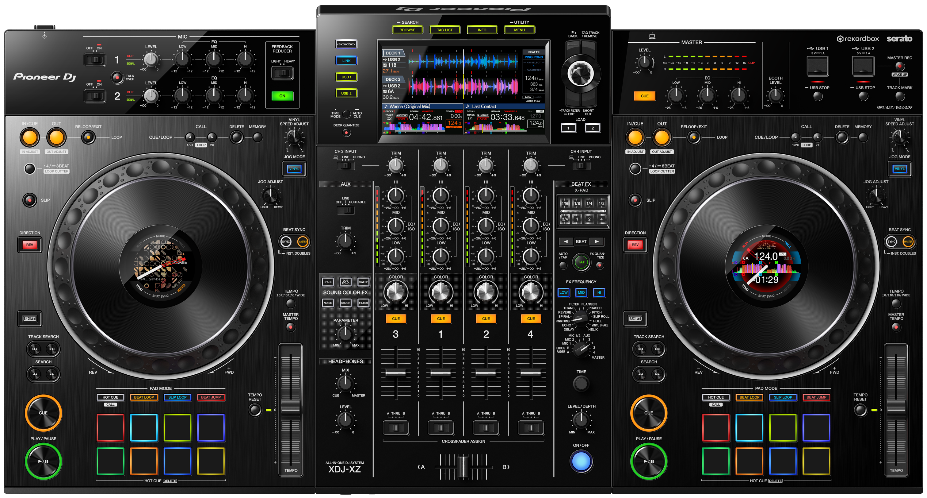 Pioneer XDJ-XZ detail