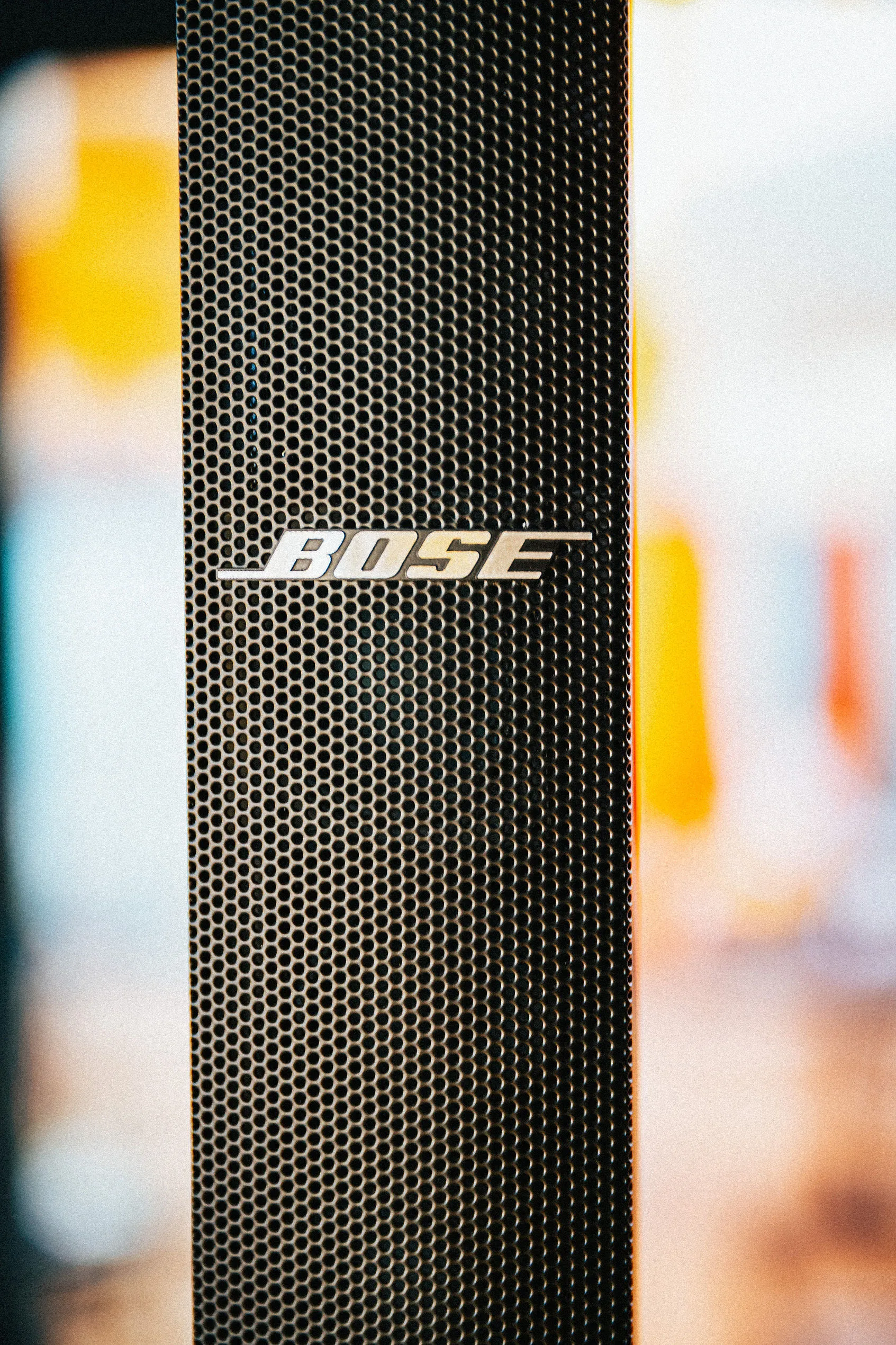Close-up of Bose Professional speaker with logo — Cosmic Production AV integration Croatia