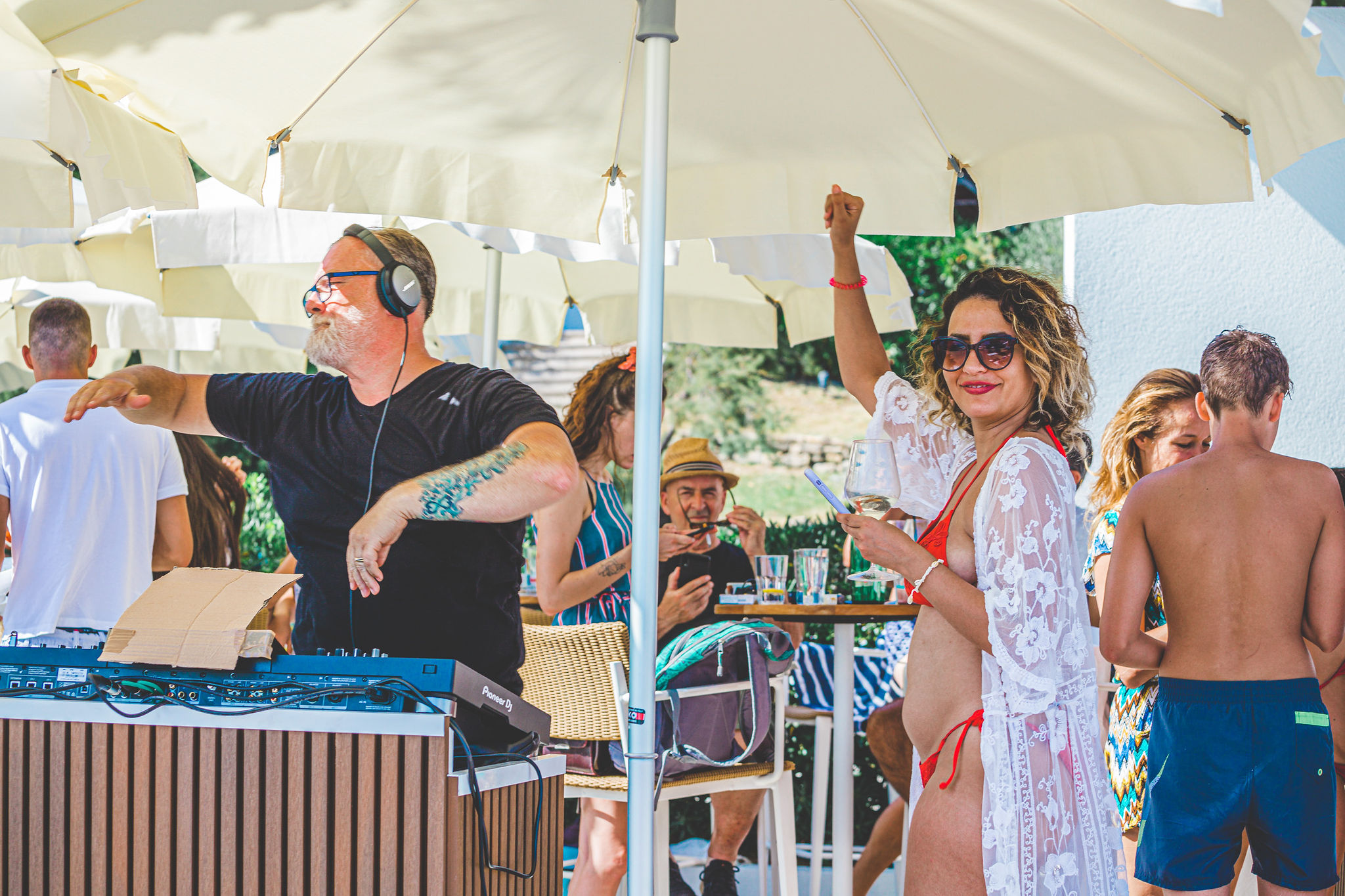 DJ pool party at Radisson Blu Split beach club